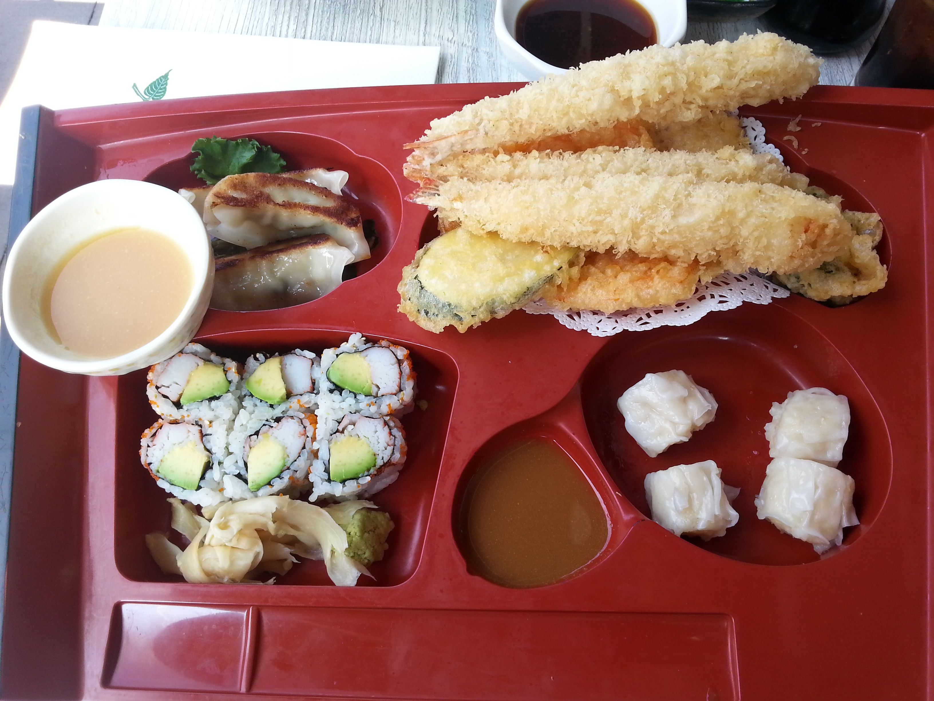 Vegetable Tempura Bento